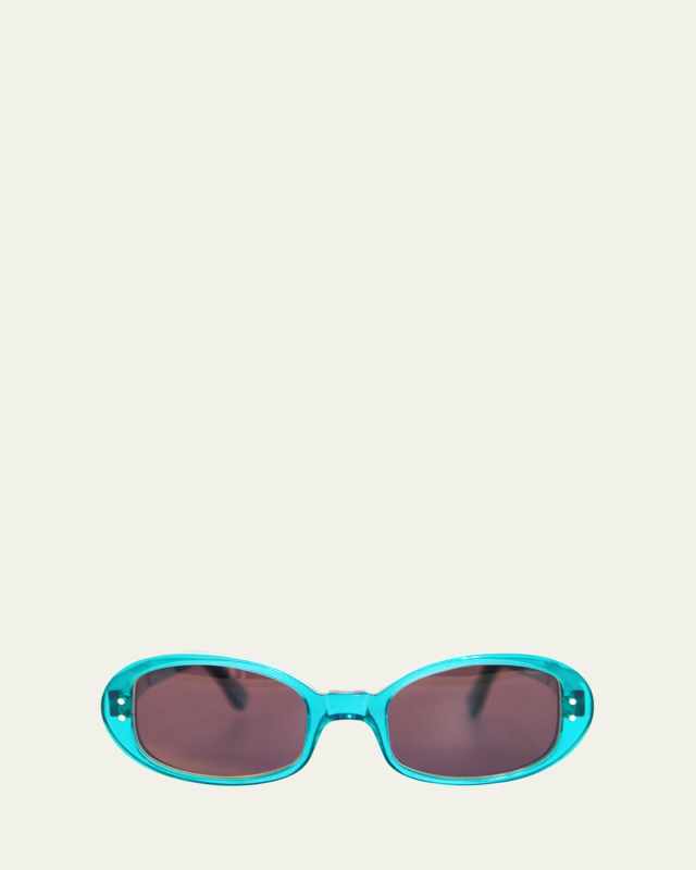 Carolyn Oval Acetate Sunglasses